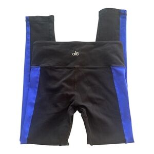 ALO Women's Black 7/8 Legging. Sz: S